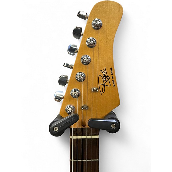 Used Regal Stratocaster style Natural Solid Body Electric Guitar