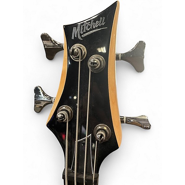 Used Mitchell MB200 Black Electric Bass Guitar