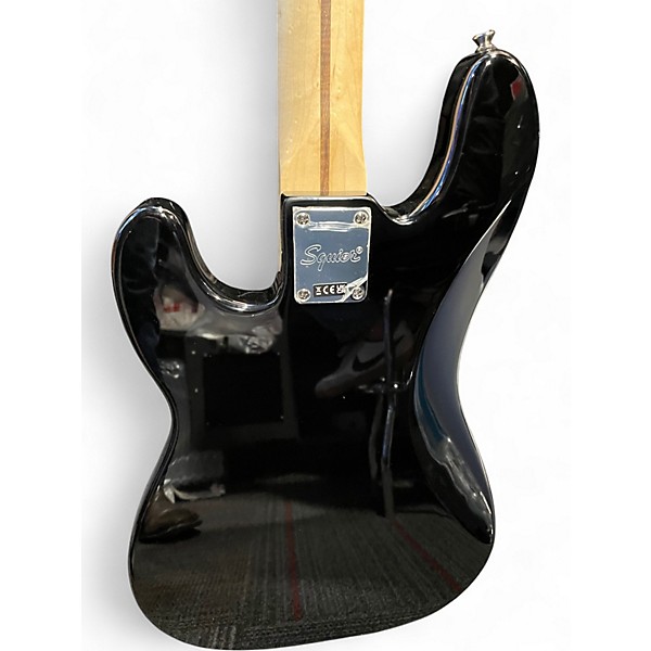 Used Squier Precision Bass Black Electric Bass Guitar