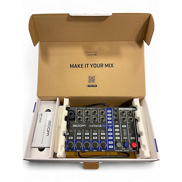 Used Zoom LIVETRACK L6 Digital Mixer