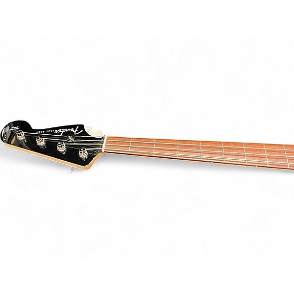 Used Fender Aerodyne Jazz Bass Black Electric Bass Guitar