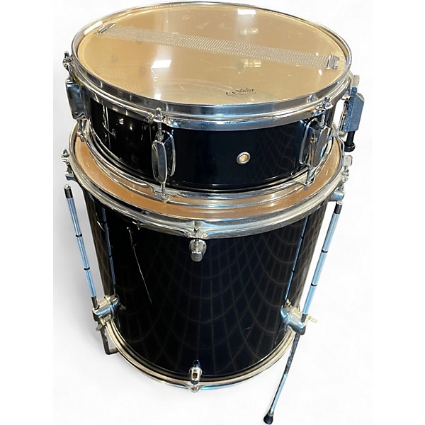 Used Mapex 5 Piece Tornado Black Drum Kit