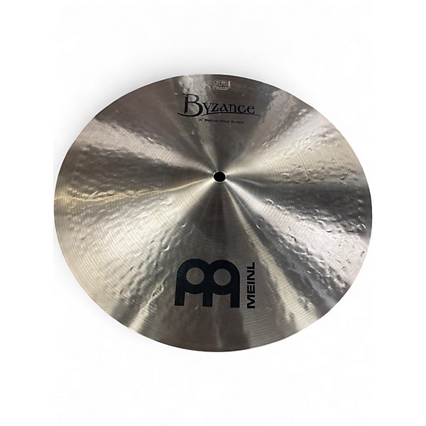 Used MEINL 14in Byzance Traditional Hi Hat Medium Pair Cymbal