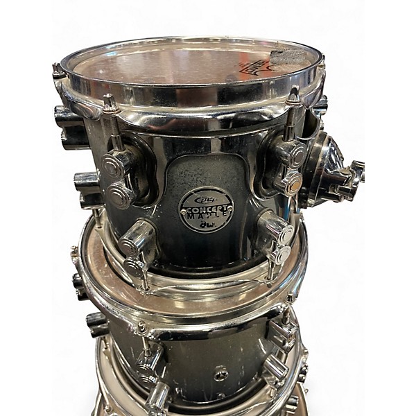 Used PDP by DW 5 Piece Concept Maple Silver to Black Fade Drum Kit