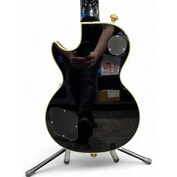 Used Epiphone Les Paul Custom Silverburst Solid Body Electric Guitar