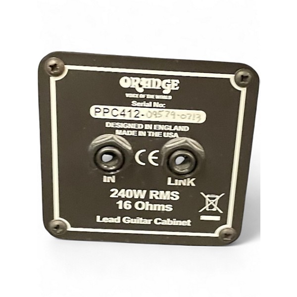 Used Orange Amplifiers PPC412C 4x12 Guitar Cabinet