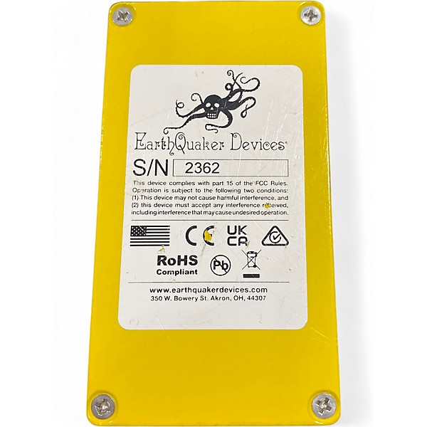 Used EarthQuaker Devices Blumes Low Signal Shredder Effect Pedal