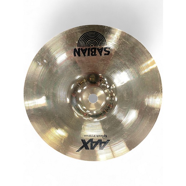 Used SABIAN 8in AAX Splash Brilliant Cymbal