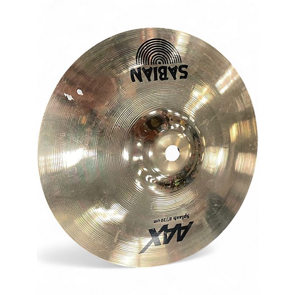 Used SABIAN 8in AAX Splash Brilliant Cymbal