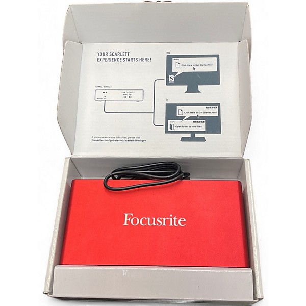 Used Focusrite Scarlett 2i2 Audio Interface