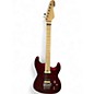 Used Fu-tone FU PRO FLAMED BURGUNDY Solid Body Electric Guitar thumbnail
