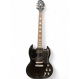 Used 2009 Epiphone SG G400 Black Solid Body Electric Guitar