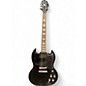 Used 2009 Epiphone SG G400 Black Solid Body Electric Guitar thumbnail