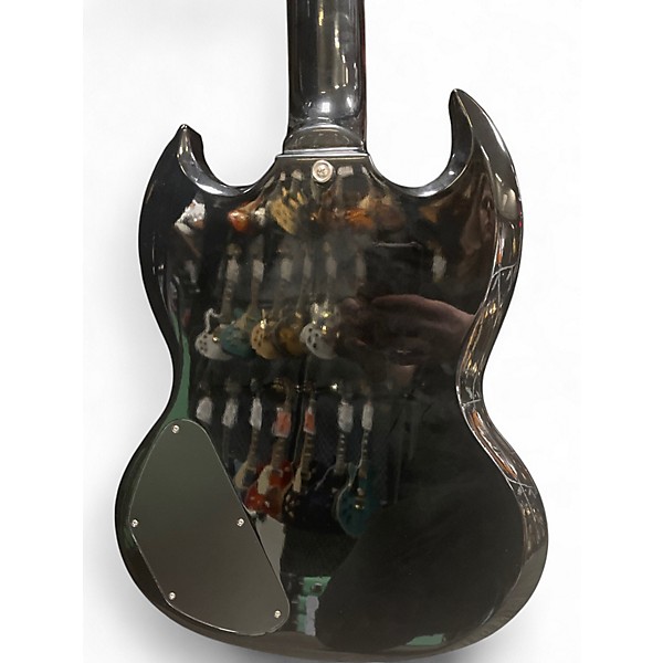 Used 2009 Epiphone SG G400 Black Solid Body Electric Guitar