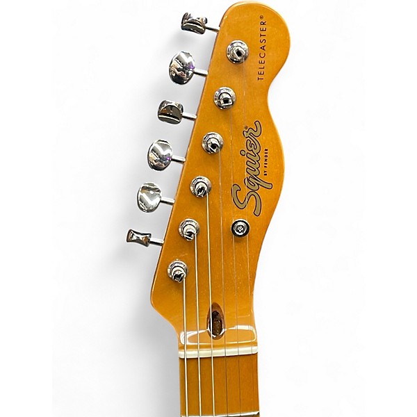 Used 2021 Squire telecaster Butterscotch Solid Body Electric Guitar
