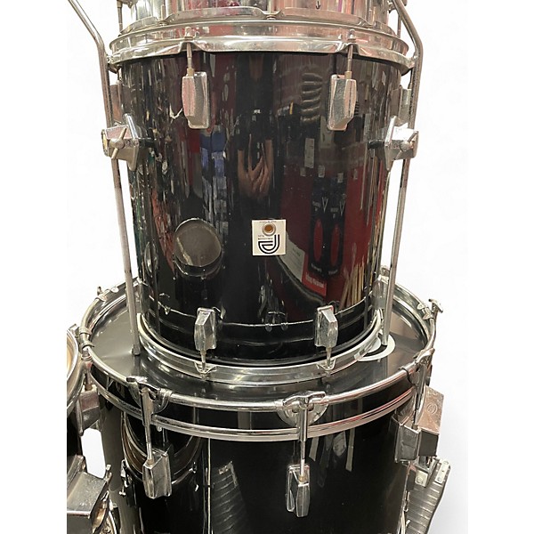 Used Percussion Plus 5 Piece 5 Piece Drum Kit Black Drum Kit