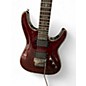 Used Schecter Guitar Research HELLRAISER C1 FR Black Cherry Solid Body Electric Guitar
