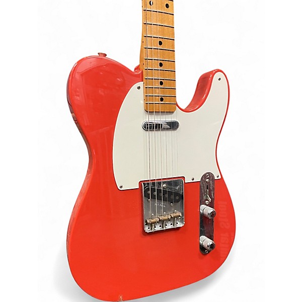 Used Fender Vintera 50s Telecaster Fiesta Red Solid Body Electric Guitar