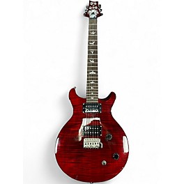 Used PRS Carlos Santana Signature SE Trans Red Solid Body Electric Guitar