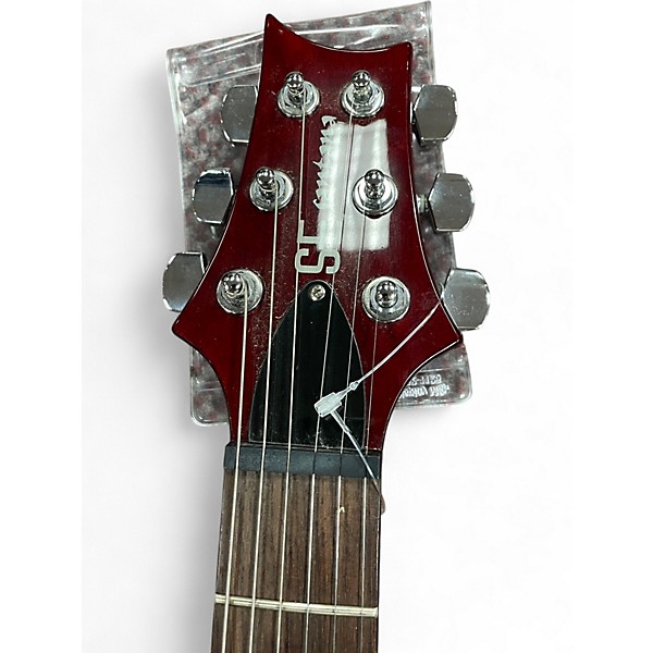 Used PRS Carlos Santana Signature SE Trans Red Solid Body Electric Guitar