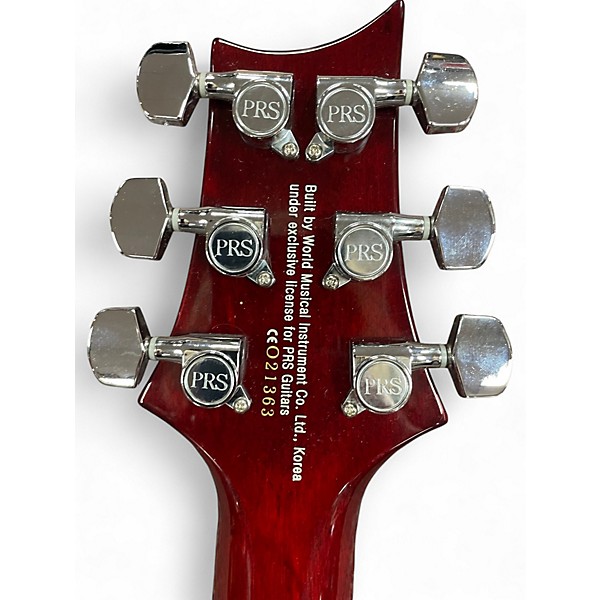 Used PRS Carlos Santana Signature SE Trans Red Solid Body Electric Guitar