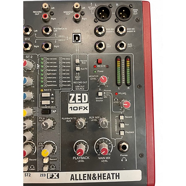 Used Allen & Heath ZED10FX Unpowered Mixer
