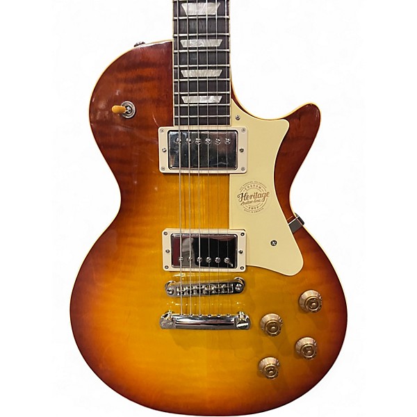 Used 2021 Heritage CUSTOM H150 Tobacco Sunburst Solid Body Electric Guitar
