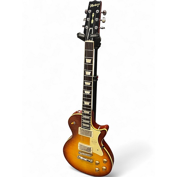 Used 2021 Heritage CUSTOM H150 Tobacco Sunburst Solid Body Electric Guitar