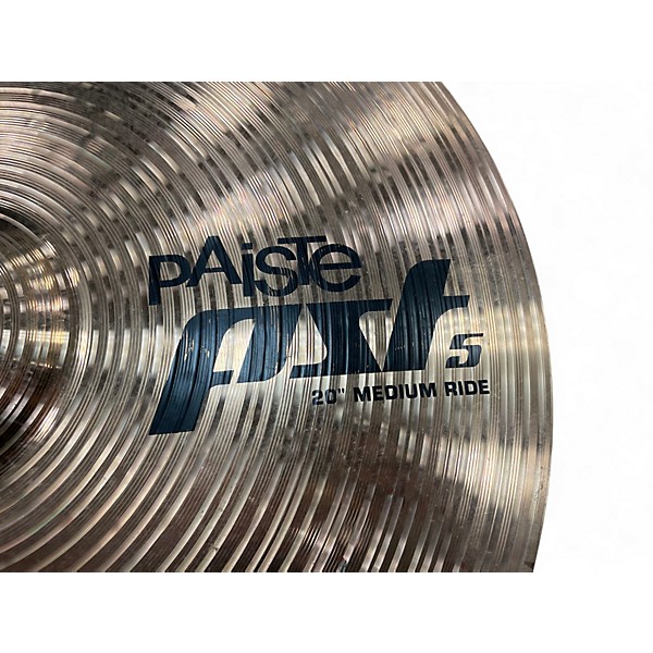 Used Paiste 20in PST5 MEDIUM RIDE Cymbal
