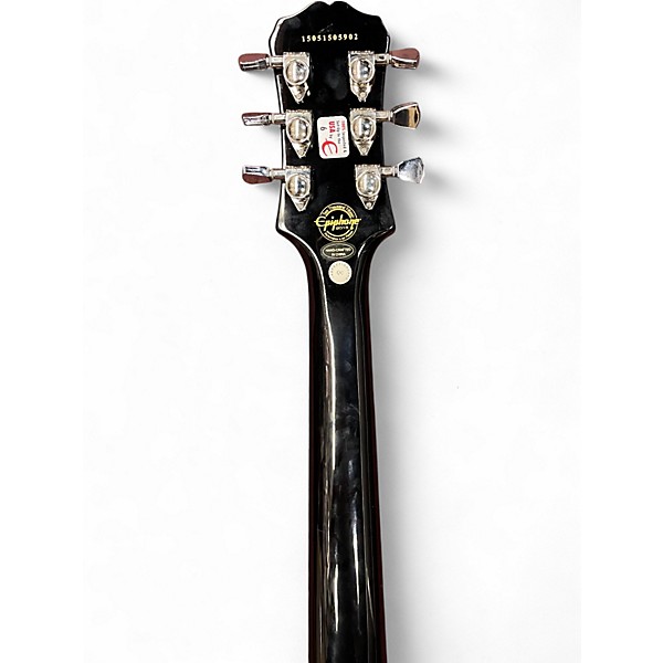 Used Epiphone Les Paul Custom Silverburst Solid Body Electric Guitar