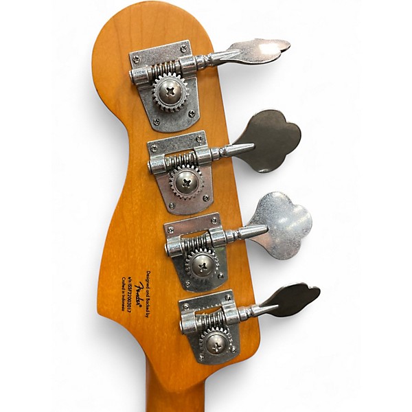 Used Fender 40TH ANNIVERSARY P BASS Fiesta Red Electric Bass Guitar