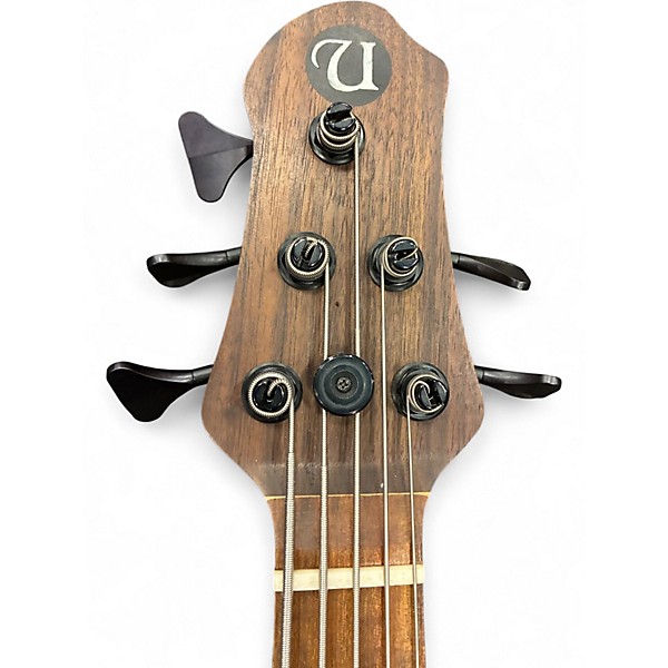 Used Utrera Prestige Model 5 Walnut Electric Bass Guitar