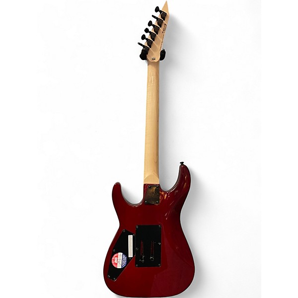 Used ESP M-200FM Trans Red Solid Body Electric Guitar