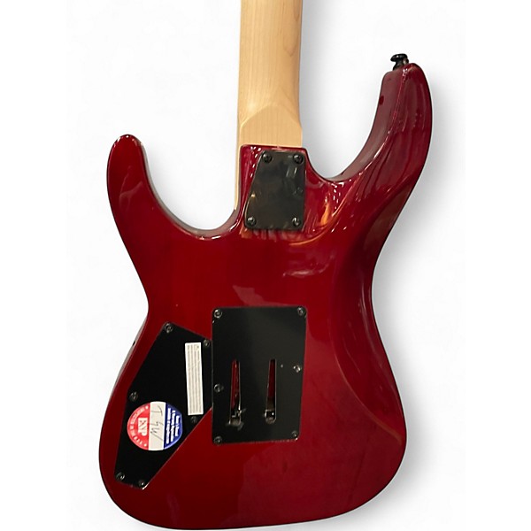 Used ESP M-200FM Trans Red Solid Body Electric Guitar