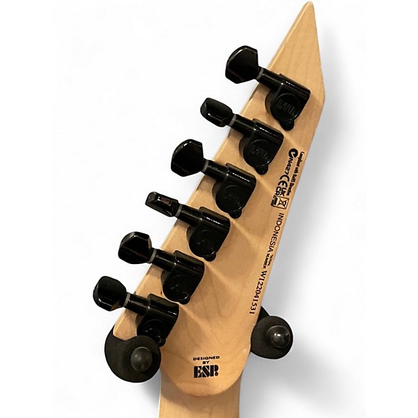 Used ESP M-200FM Trans Red Solid Body Electric Guitar