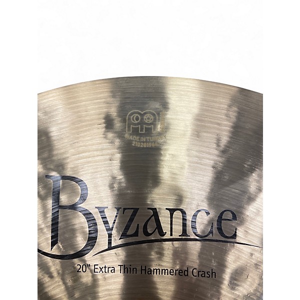 Used MEINL 20in Byzance EX Thin Hammered Crash Cymbal