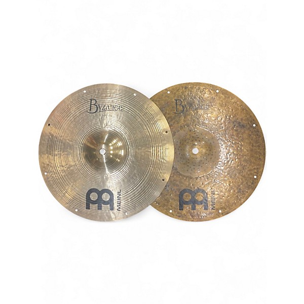 Used MEINL 14in Byzance Fast Hi Hat Pair Cymbal