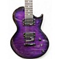 Used Jackson JS22Q MONARKH Trans Purple Solid Body Electric Guitar