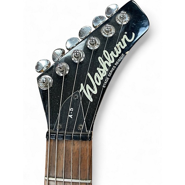 Used 1996 Washburn A-5 STAGE SERIES REISSUE Blue Solid Body Electric Guitar