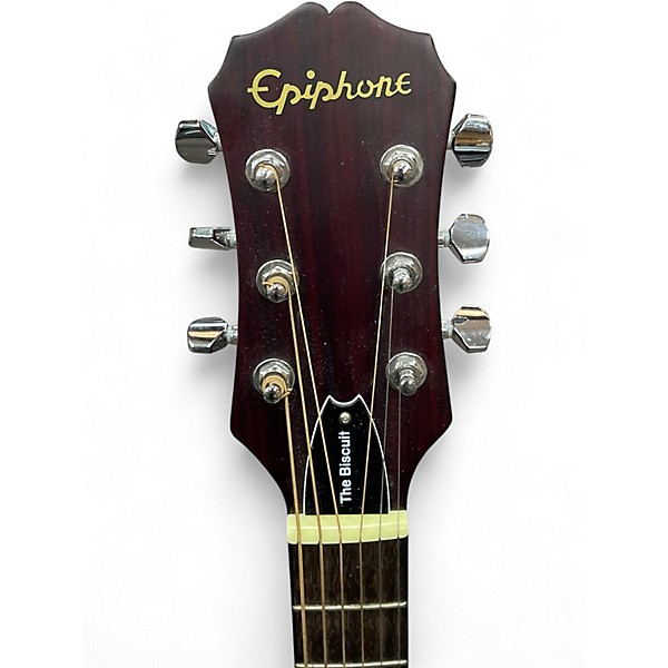 Used Epiphone BISCUIT HS 3 Color Sunburst Acoustic Guitar