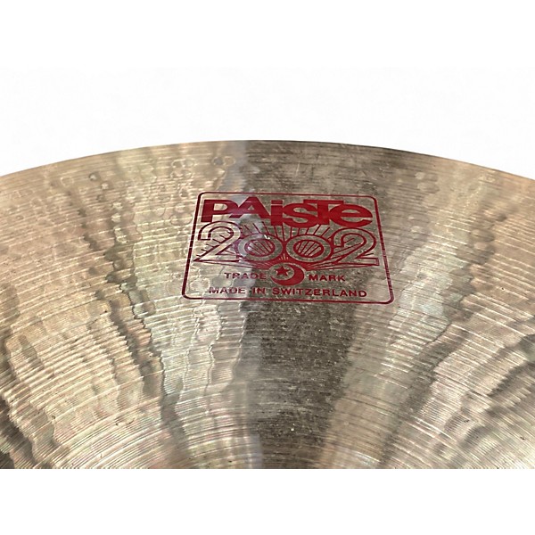 Used Paiste 22in 2002 Ride Cymbal