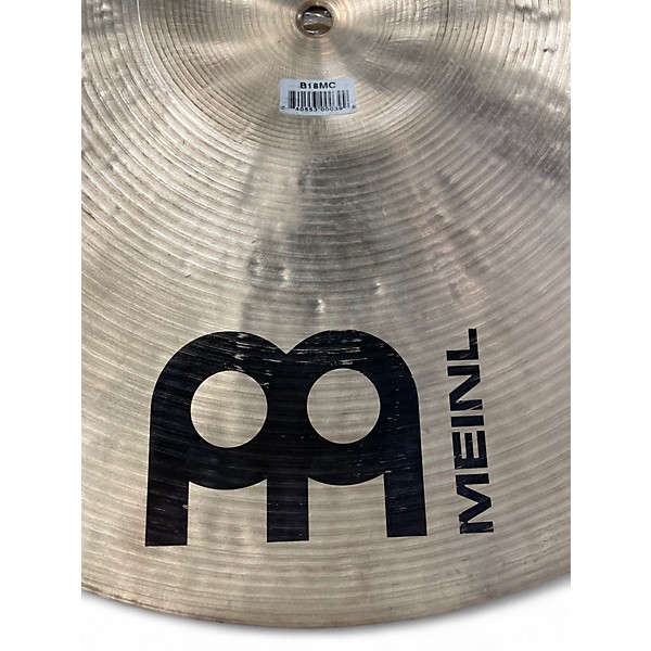 Used MEINL 18in Byzance Medium Crash Cymbal