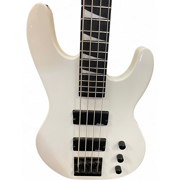 Used Jackson JS2 Concert White Electric Bass Guitar