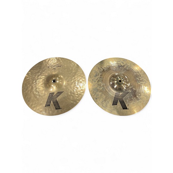 Used Zildjian 14in K Custom Session Hi Hat Pair Cymbal