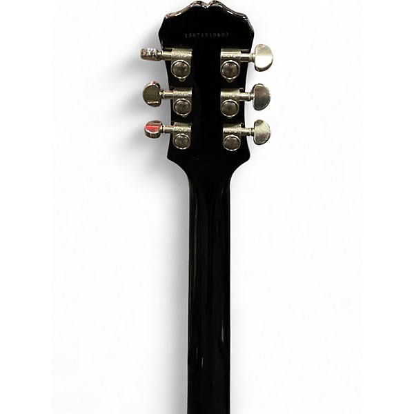 Used Epiphone Les Paul Standard Ebony Solid Body Electric Guitar