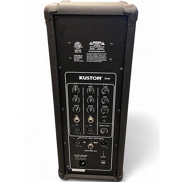 Used Kustom PA50 Powered Monitor