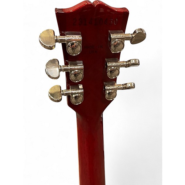 Used Gibson Les Paul Classic Transparent Cherry Solid Body Electric Guitar