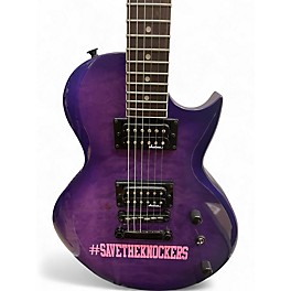 Used Jackson JS22Q Monarkh SC Trans Purple Burst Solid Body Electric Guitar