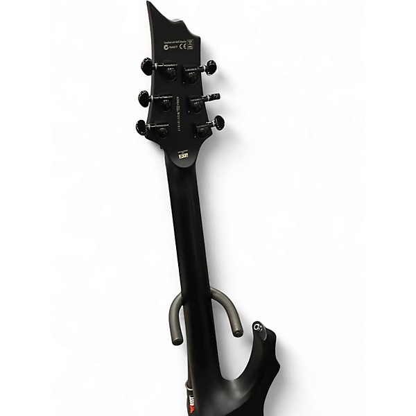 Used ESP LTD BLACK METAL F SERIES Black Solid Body Electric Guitar