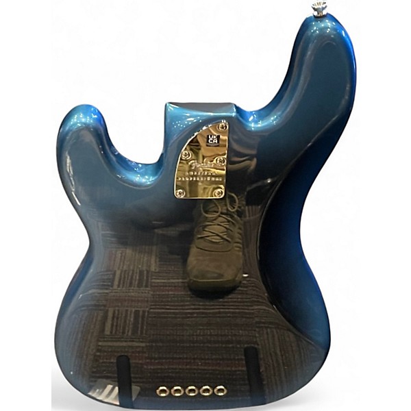 Used 2022 Fender American Professional II Precision Bass V Blue Burst Electric Bass Guitar